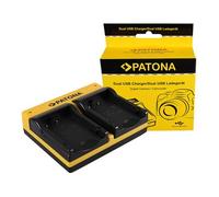 Patona Caricabatterie doppio per Pentax D-Li109