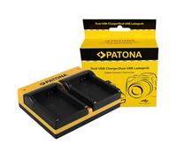 Patona Caricabatterie doppio per Samsung BP1310 NX10 NX100 NX11 in avo micro USB