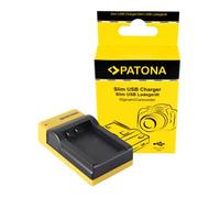 Patona Caricabatterie micro-USB sottile per Canon LP-E17