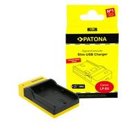 Patona Caricabatterie micro-USB sottile per Canon LP-E6