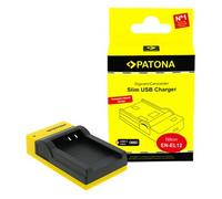 Patona Caricabatterie micro-USB sottile per Nikon EN-EL12