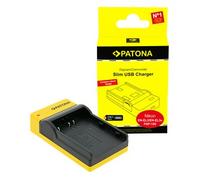 Patona Caricabatterie micro-USB sottile per Nikon Minolta EN-EL3 Dynax 5D 7D Nikon EN-EL3 Minolta