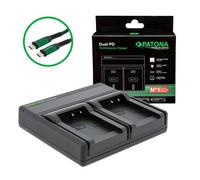 Patona Caricabatterie Premium Dual PD Performance per Canon NB-7L