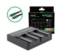 Patona Caricabatterie Premium Dual PD Performance per Canon NB-9L