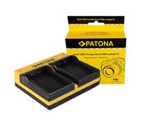 Patona Caricatore doppio per Olympus PS-BLS1