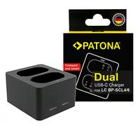 PATONA Caricatore Doppio USB-C per Leica BP-SCL4 & BP-SCL6 - carica 2 batterie c