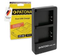 PATONA Caricatore Dual per batteria DB 120 compatibile con Ricoh GR IV USB C