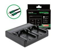 Patona Caricatore PremiumDual PD Performance per Nikon EN-EL1 incl. ingresso/uscita USB-C