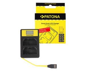 Patona Caricatore SmartDual LCD USB per Nikon EN-EL15