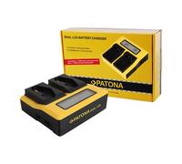 Patona Caricatore USB doppio LCD per Canon LP-E4 LP-E19