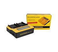 Patona Caricatore USB doppio LCD per Canon LPE6 LP-E6