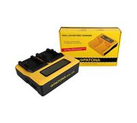 Patona Caricatore USB doppio LCD per Canon NB-1LH
