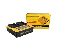 Patona Caricatore USB doppio LCD per Canon NB10L