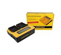 Patona Caricatore USB doppio LCD per Canon NB12l NB13l