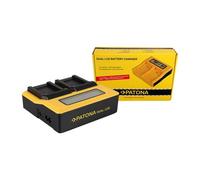 Patona Caricatore USB doppio LCD per Canon NB7L NB-7L