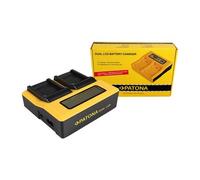 Patona Caricatore USB doppio LCD per Canon SLB-10A