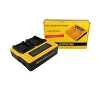 Patona Caricatore USB doppio LCD per Casio NP-20 Exilim EXM1 EX-M1 EXM2 EX-M2 EXM20 EX-M