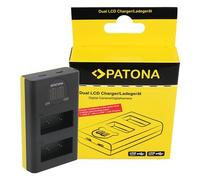 Patona Caricatore USB doppio LCD per Fuji NP-W126