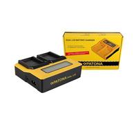 Patona Caricatore USB doppio LCD per Olympus BLS1