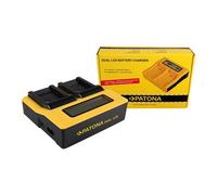 Patona Caricatore USB doppio LCD per Olympus Li-70B