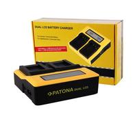 Patona Caricatore USB doppio LCD per Olympus PSBLN1 PS-BLN1