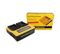 Patona Caricatore USB doppio LCD per Panasonic DMW-BCM13