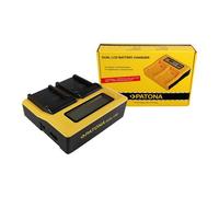 Patona Caricatore USB doppio LCD per Panasonic VWVBD29