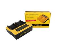 Patona Caricatore USB doppio LCD per Pentax D-Li109
