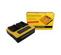 Patona Caricatore USB doppio LCD per Pentax D-LI88