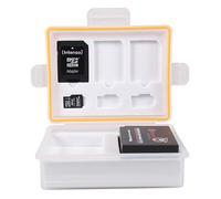 Patona Contenitore per batterie e schede di memoria per Canon LP-E10 Nikon EN-EL23 Fuji NP-W126 Panasonic DMW-BLG10