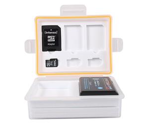 Patona Contenitore per batterie e schede di memoria per Canon LP-E8 Nikon EN-EL14 Fuji NP-95 Pentax D-Li109