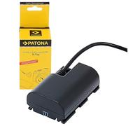 PATONA D-TAP Dummy Batteria Adattatore VP-DRE6 compatibile con Canon LP-E6 LP-E6N LP-E6NH EOS R5 R6 R6II R7 5D Mark II Mark III 5DS R 6D 7D 60D 60Da 70D 80D 90D XC10 XC15 caricatore alimentatore
