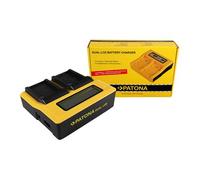 Patona Doppio caricatore LCD USB per Contour GPS Contour CT-3650 HD 1080P