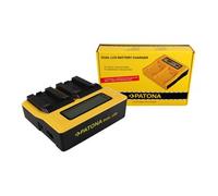 Patona Doppio caricatore USB LCD per Casio NP-50 Exilim EXV7 EX-V7 EXV8 EX-V8