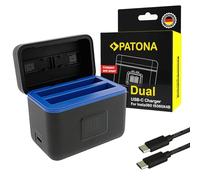 PATONA Dual Caricabatterie USB-C box per Insta360 X4 CINSBBMA