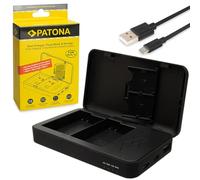 PATONA Dual Caricabatterie USB-C/USB-A per Nikon EN-EL15/EL15a/EL15b/EL15c