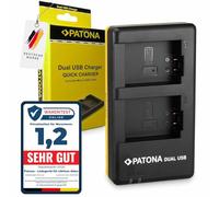 PATONA Dual Caricatore per Panasonic DMW-BMB9 BMB9E BP-DC9 Batteria