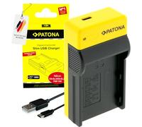PATONA EN-EL3 Slim Caricatore USB-C per EN-EL3a EN-EL3E batterie compatibile con Nikon D40 D50 D60 D70 D80 D90 D100 D200 D300 D700 D900 D3000 D5000
