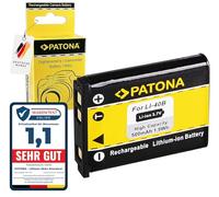 PATONA Li-40B Li-42B Batteria 500mAh compatibile con Olympus D630 D720 Pentax D-Li63 Optio L30 Casio NP-80 Fuji Fujifilm NP-45 FinePix J10 Kodak KLIC-7006 Nikon EN-EL10 Coolpix S80 S210 S3000