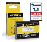 PATONA LP-E10 Batteria 860mAh - ricambio per Canon LP-E10 - per EOS 1100D 1200D 1300D 2000D 4000D, Rebel T3-T7, Kiss X50 X70 X80 - energia di scorta per la tua prima reflex