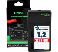 Patona Caricabatterie PD Premium Twin Perfrmance per Canon LP-E6