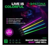Patona Luce LED premium per foto e video con 216 LED RGB regolabili, incluso telecomando