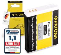 PATONA NB-6L Batteria 800mAh compatibile con Canon Digital Ixus 85 95 105 200 IS 300 310 HS PowerShot D10 D20 S90 S95 S120 SX240 SX260 SX530 SX540 SX610 SX700 SX710 ELPH 500 HS NB6L NB 6L