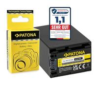 PATONA NP-FV100 Batteria 2700mAh compatibile con Sony NP-FV90 NP-FV70 NP-FV50 NP-FV30 FDR-AX100E AXP33 DCR DVD92E 105E 110E 115E 150E 205E 305E 310E HC16E HDR CX105E CX106E NPFV100 FV100
