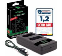 PATONA NP-W126s NP-W126 Premium Caricabatterie PD-Performance (1000mA), Caricatore Dual LCD USB-C PD/QC capace, ricarica rapida con alimentatore 20W compatibile con Fujifilm X-M5 X100VI X-S10 X-T30