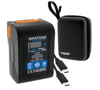 PATONA Platinum 155Wh Batteria V-Mount 10500mAh PD65W USB-C, D-Tap USB-A/DC