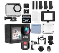 PATONA Platinum Action Cam Life SL4 5K | XDV App iOS & Android | 64MP 120° grandangolo | MicroSD | Dual Screen | Telecomando | Impermeabile fino a 30 m | Speaker | Stabilizzazione dell'immagine