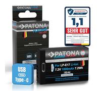 PATONA Platinum LP-E17 Batteria USB (1000 mAh) con ingresso diretto USB - Compatibile con Canon EOS RP R10 R100 77D 200D 250D 750D 760D 800D (1352)