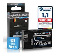 PATONA Platinum LP-E6NH Batteria 2600mAh USB-C per Canon R5 R6