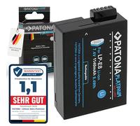 Batteria PATONA Platinum LP-E8 (1300 mAh) di ultima generazione - compatibile con Canon EOS 550D 600D 650D 700D